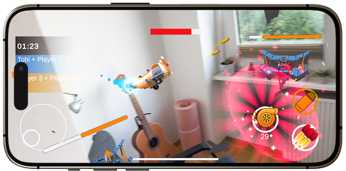 Avy Ace AR air combat gameplay